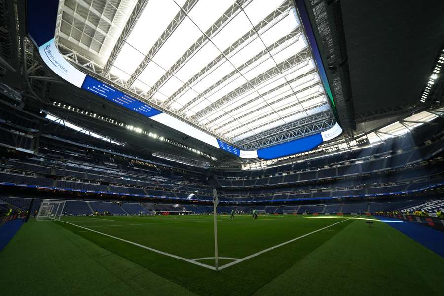 Le Bernabéu avant le match contre Séville.