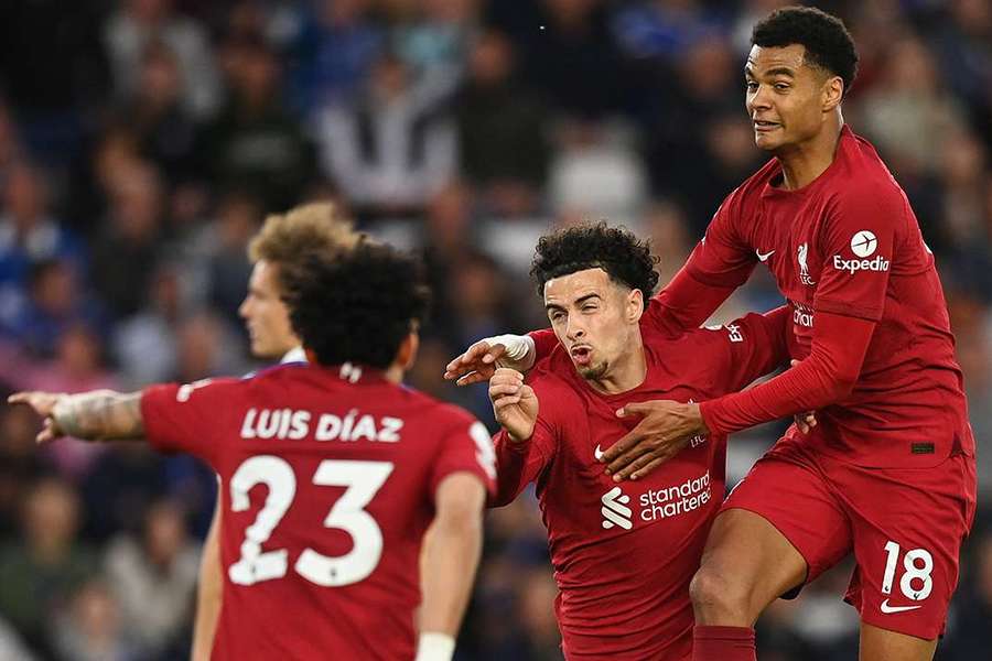 Liverpool are chasing down Manchester United for a spot in the top four