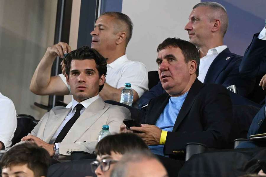 Ianis Hagi și Gică Hagi