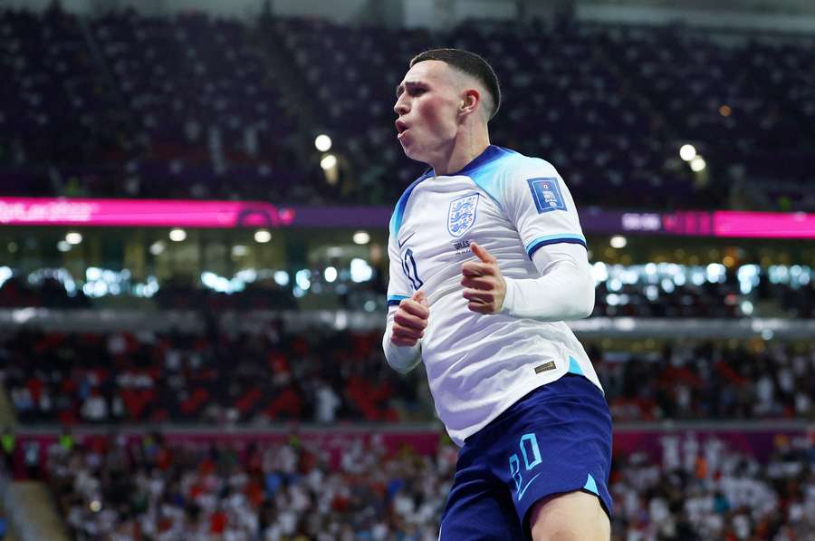 Foden scored the second in England's 3-0 win