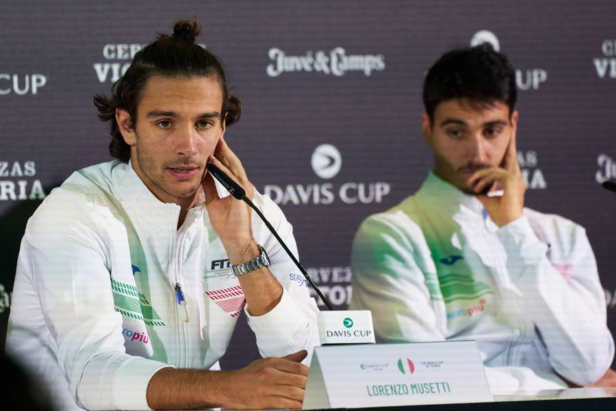 Musetti e Sonego in conferenza stampa