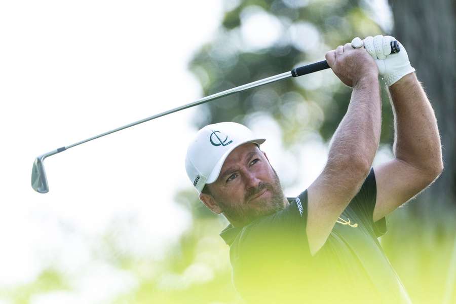 McDowell in action with LIV Golf