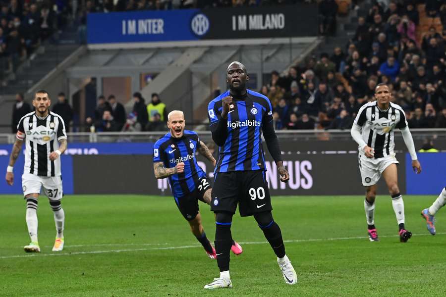 Lukaku festejou diante da Udinese