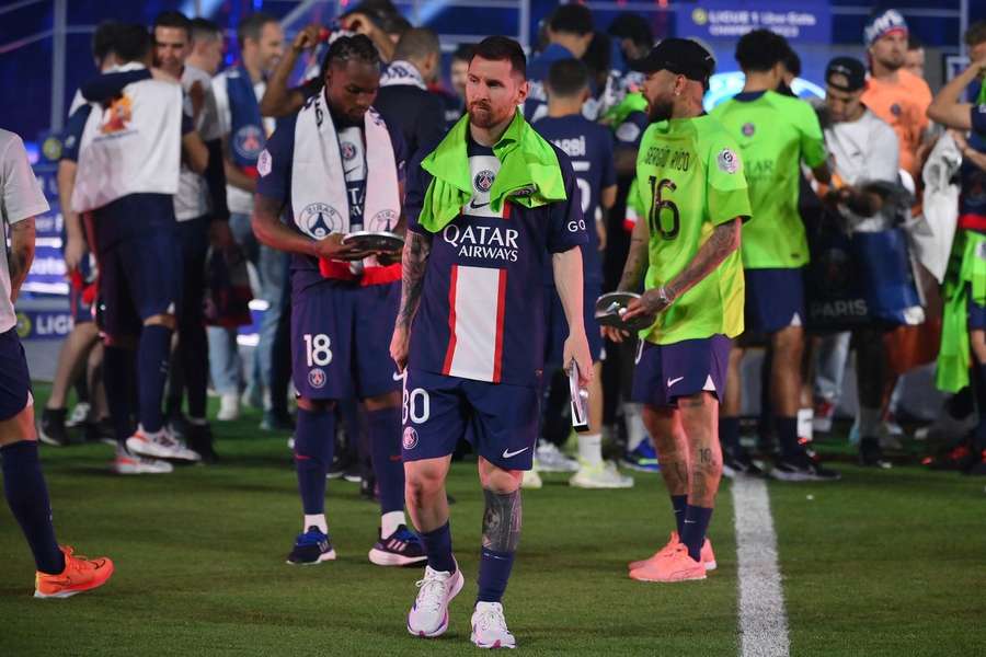 Lionel Messi despediu-se do PSG