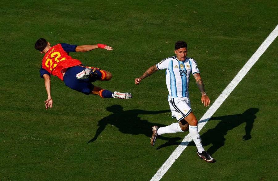 Il fallo di Enzo Fernandez Il fallo di Enzo Fernandez