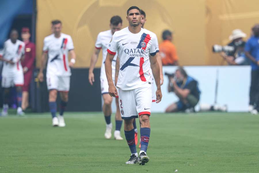 Achraf Hakimi during the PSG vs Chelsea Club World Cup final