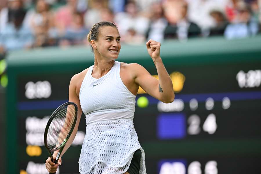 Sabalenka busca seu primeiro título em Wimbledon