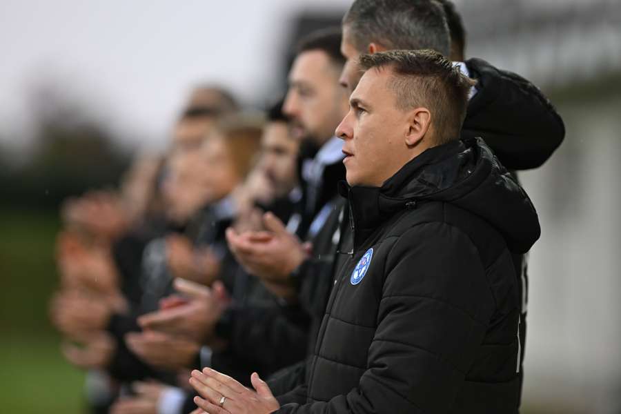 Tréner Peter Kopúň.