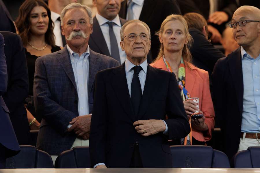 Florentino Pérez, presidente do Real Madrid Florentino Pérez, presidente do Real Madrid