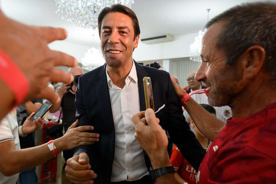 Rui Costa, atual presidente do Benfica