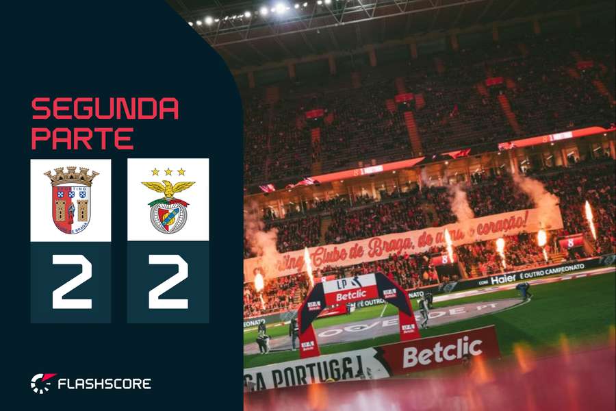 SC Braga recebe o Benfica no Municipal de Braga