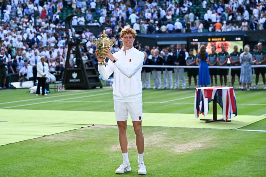 Jannik Sinner a Wimbledon 2025