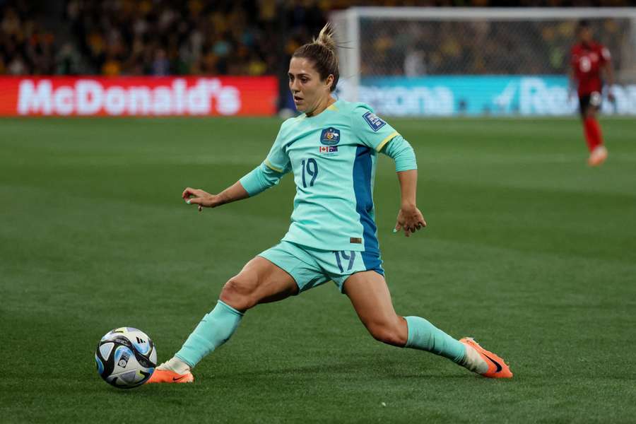 Katrina Gorry in action for Australia