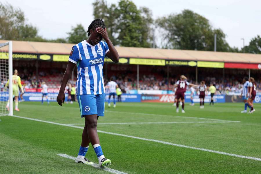 Michelle Agyemang in action for Brighton Michelle Agyemang in action for Brighton