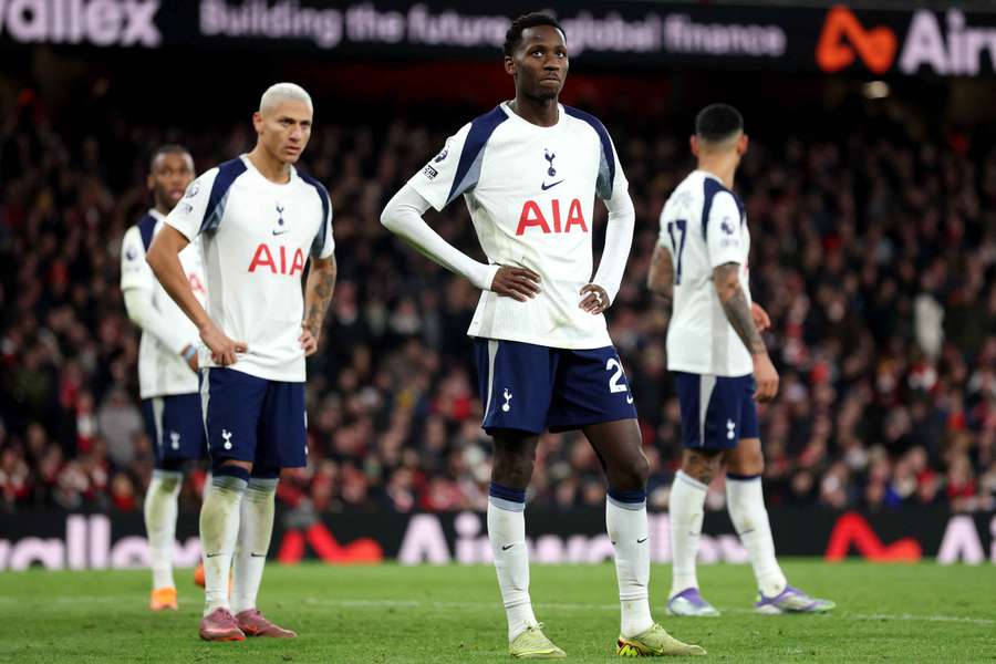 Spurs frente ao Arsenal no domingo