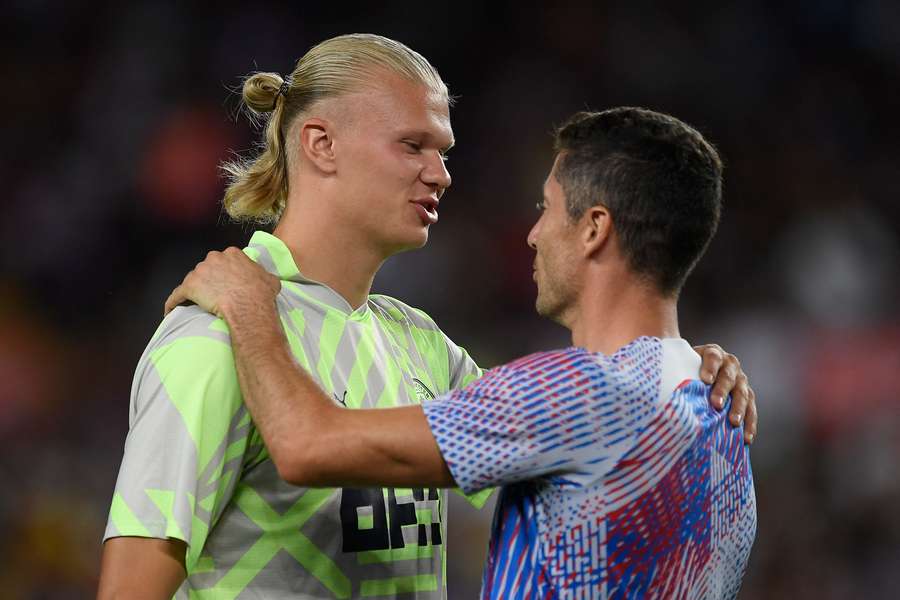 Haaland y Lewandowski, en un Manchester City-Barcelona Haaland y Lewandowski, en un Manchester City-Barcelona