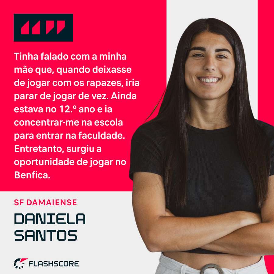 Daniela Santos deixou Santa Comba Dão com destino ao Benfica