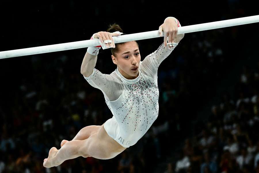 Algerian teen Nemour makes history with uneven bars Olympic gold