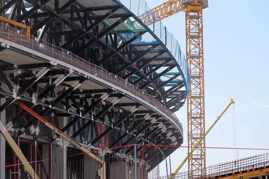 Imagen de las obras del Spotify Camp Nou