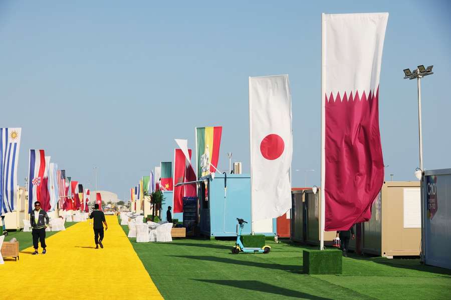 Das Fan-Dorf im WM-Ausrichterland Katar.