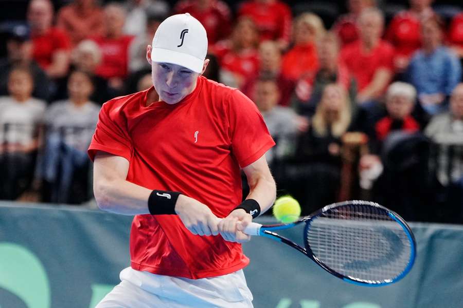 Elmer Moller won the final match against Bulgaria in Davis Cup Elmer Moller won the final match against Bulgaria in Davis Cup