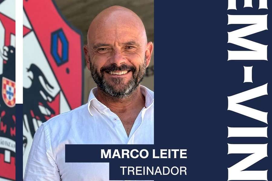 Marco Leite assume comando técnico da UD Oliveirense