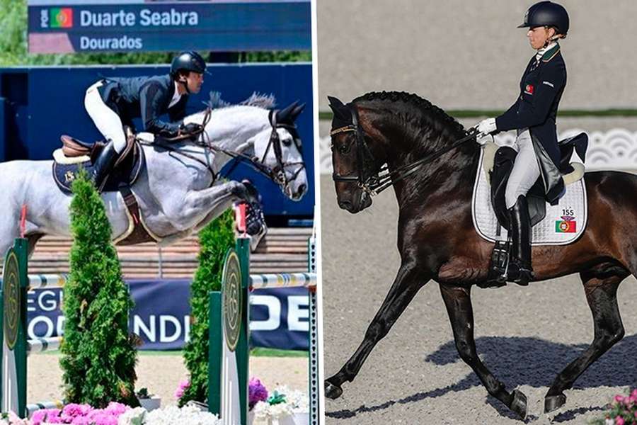 Maria Caetano (dressage) e Duarte Seabra (obstáculos) colocam o equestre na lista de modalidades olímpicas portuguesas