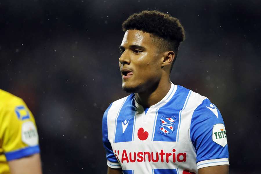 Sarr in januari 2023 als speler van Heerenveen