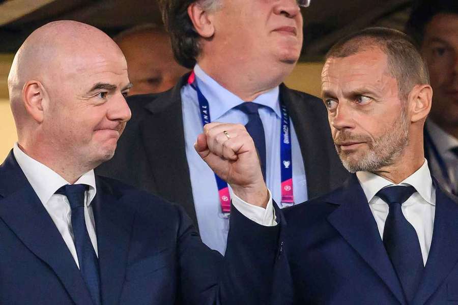 Giani Infantino și Aleksander Ceferin Giani Infantino și Aleksander Ceferin