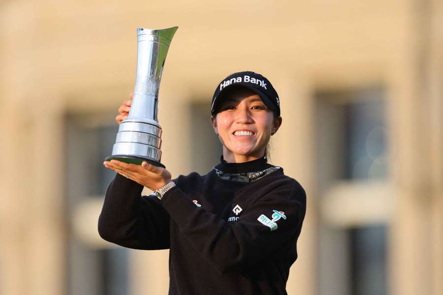 Lydia Ko, con el trofeo de campeona del British Open