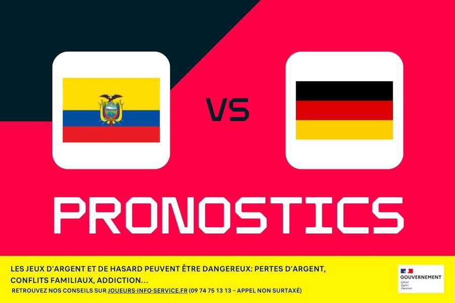 Équateur - Allemagne : pronostics CDM, meilleurs paris et cotes (3eme journée) Équateur - Allemagne : pronostics CDM, meilleurs paris et cotes (3eme journée)