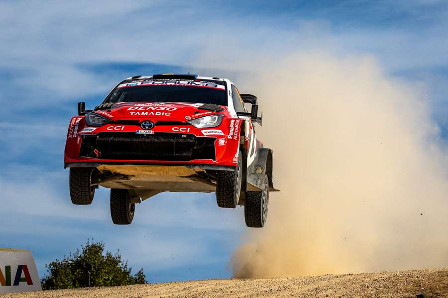Oliver Solberg během Italské rallye.