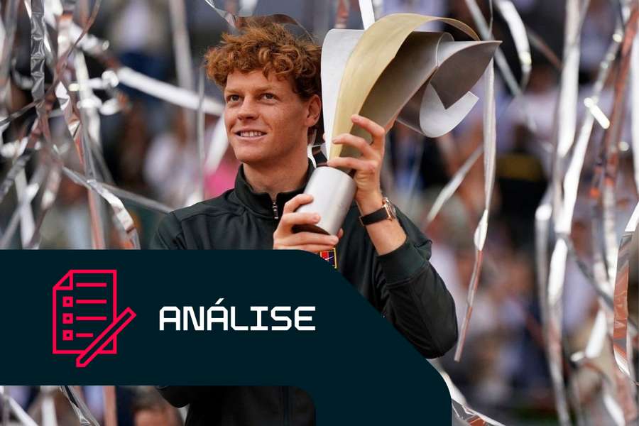 Jannik Sinner conquistou o seu quinto título consecutivo de Masters no fim de semana em Madrid