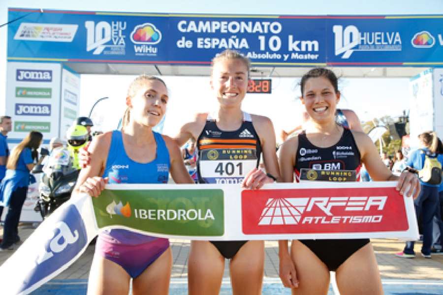 Jesús Ramos y Paula Herrero se proclaman campeones de España de 10 km con records