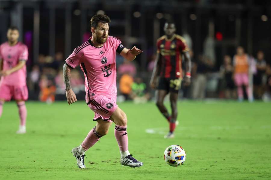 Lionel Messi en action pour l'Inter Miami
