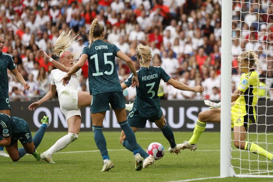 It's coming home thanks to Chloe Kelly's goal