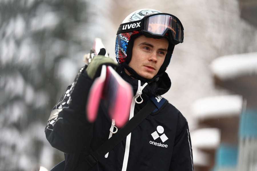 Lindvik had finished second but was disqualified after an equipment inspection