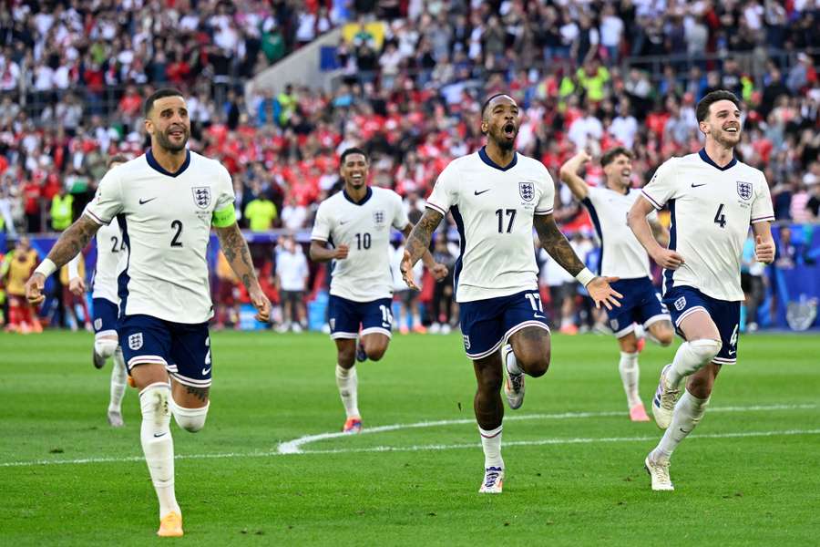 England beat Switzerland on penalties on Saturday