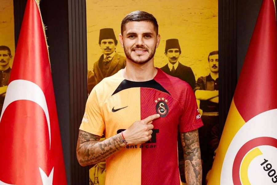 Mauro Icardi assina pelo Galatasaray por quatro épocas