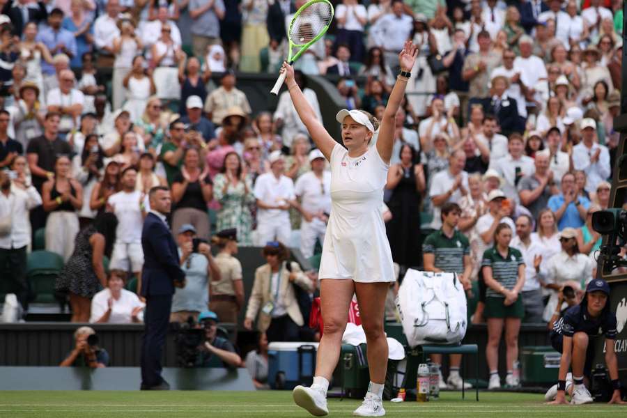 Barbora Krejcikova at Wimbledon Barbora Krejcikova at Wimbledon