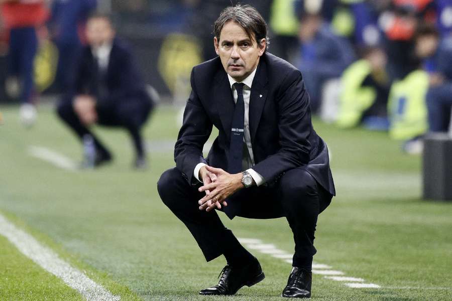 Inzaghi looks on 