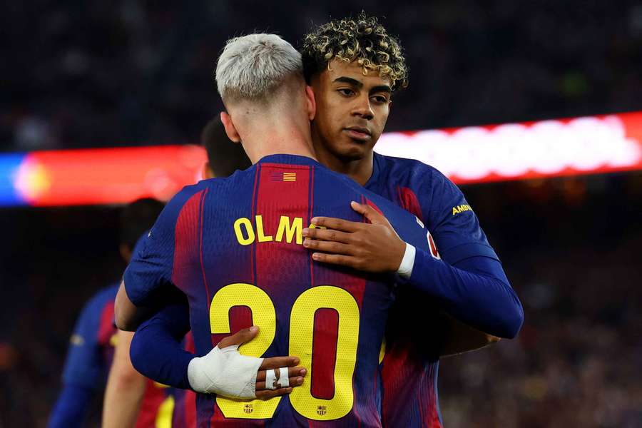 Dani Olmo și Lamine Yamal