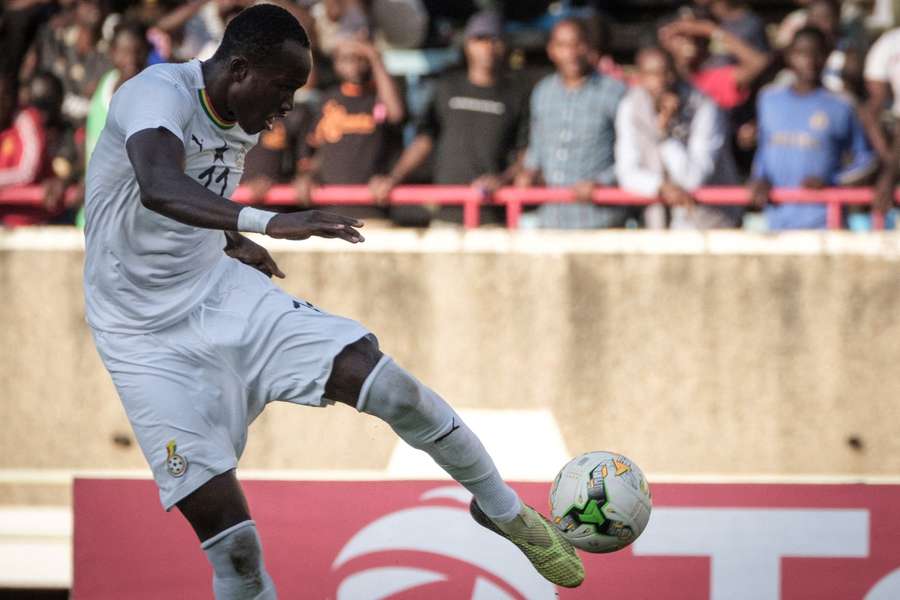 Raphael Dwamena nåede også at få flere landskampe for Ghana på CV'et.