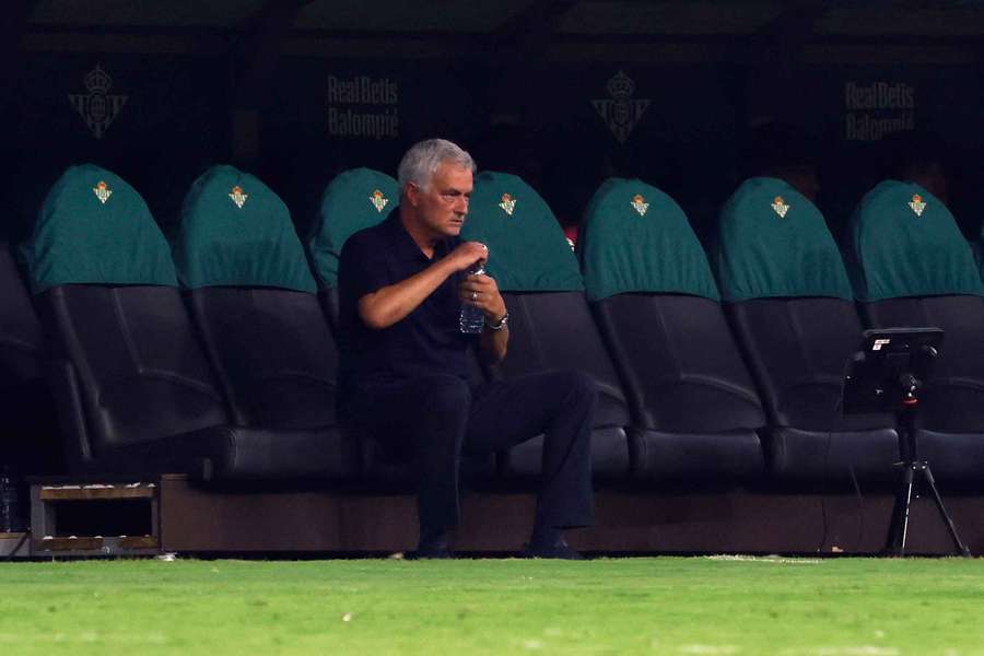 Mourinho, en el partido contra el Betis