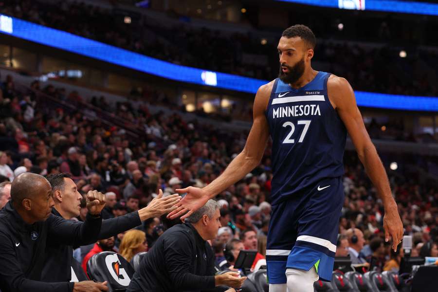 Gobert le mois dernier face à Chicago.