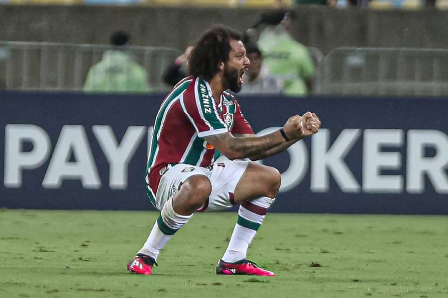 Marcelo fez o primeiro golo do Fluminense
