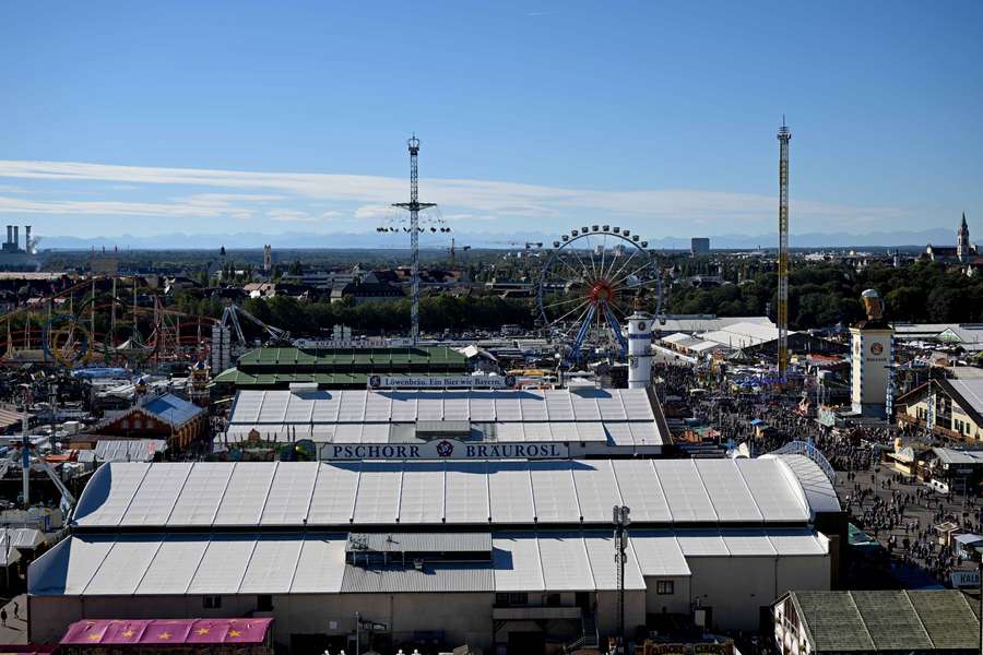 Munich durant l'Oktoberfest. Munich durant l'Oktoberfest.
