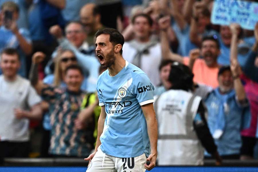 Bernardo Silva ao serviço do Manchester City