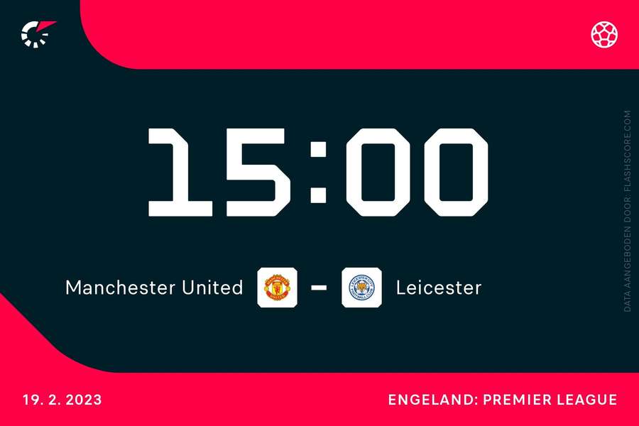 15.00 uur: United-Leicester