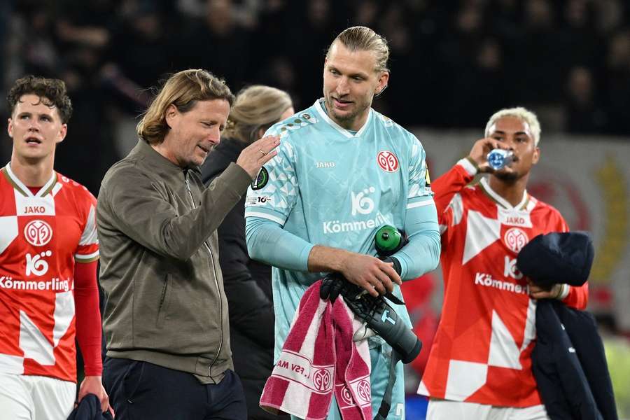 Henriksen und Zentner im Gespräch